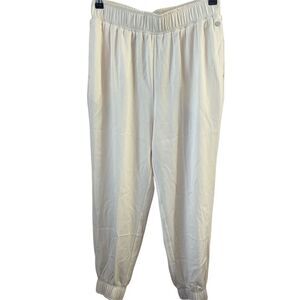 CALIA Women’s M Ivory Jogger Pants Soft Stretch Athletic Lounge